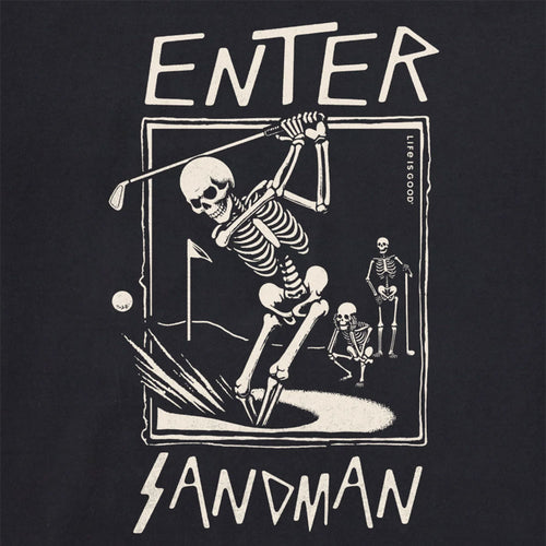 Life Is Good Enter Sandman Shortsleeve Crusher Mens T-Shirt - 2