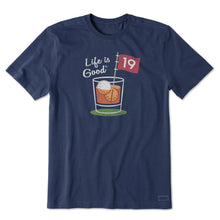 Load image into Gallery viewer, Life Is Good 19th Hole Cocktail SS Mens T-Shirt - Darkest Blue/XXL
 - 1