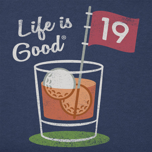 Life Is Good 19th Hole Cocktail SS Mens T-Shirt