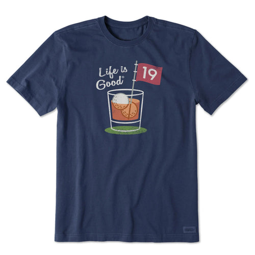 Life Is Good 19th Holes Cocktail Shortsleeve Mens T-Shirt