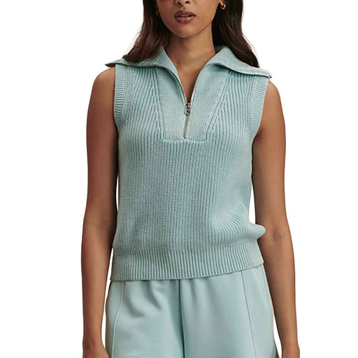 Varley Clifford Half-Zip Womens Knit Pullover - Porcelain Blue/M