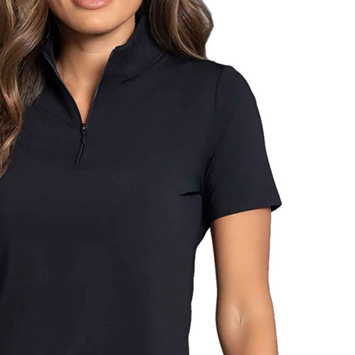 Ibkul Essential Solid SS Mock Womens QZ