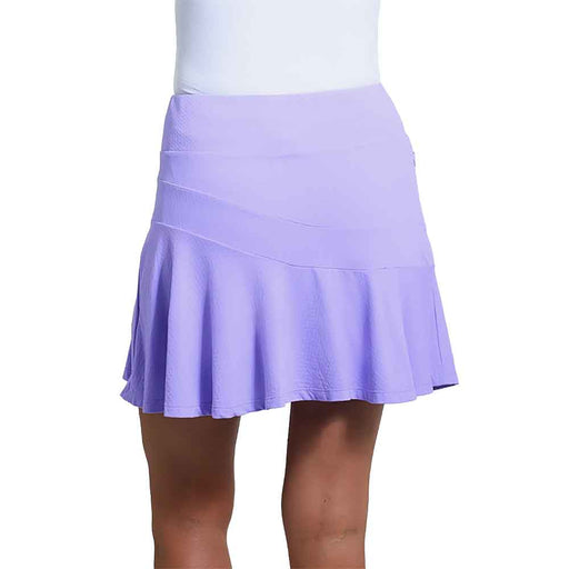 Ibkul Solid Flounce 16.5 inch Womens Skort