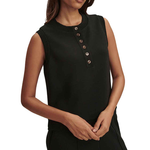 Varley Marla Button Placket Womens Tank - Black/L