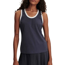 Load image into Gallery viewer, Varley Tegan Performance Womens Tennis Tank - Blue Nights/L
 - 1
