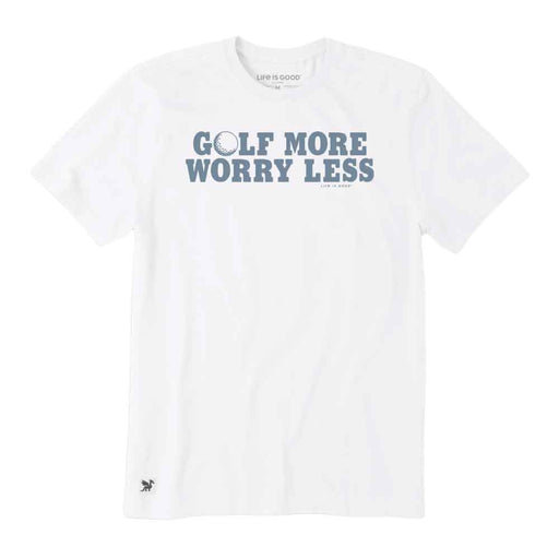 Life Is Good More Ball Crusher SS Mens T - Cloud White/XL
