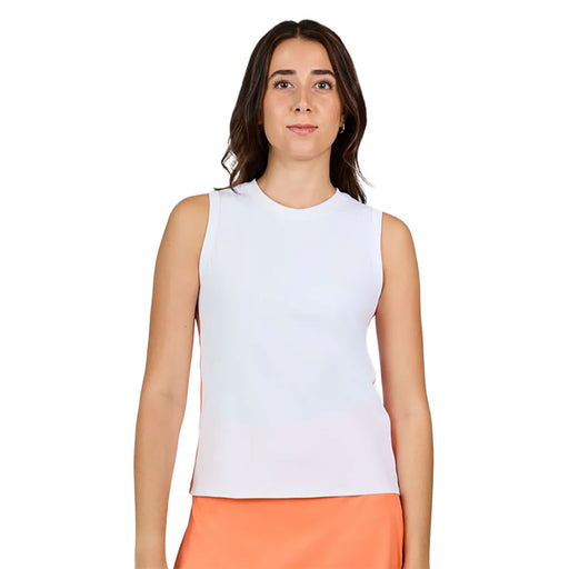 Sofibella Style Icons 23 Inch Womens Tennis Tank - Coral/XL