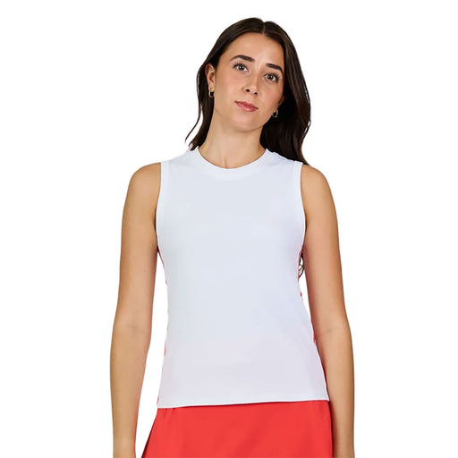 Sofibella Style Icons 23 Inch Womens Tennis Tank - Hibiscus/XL