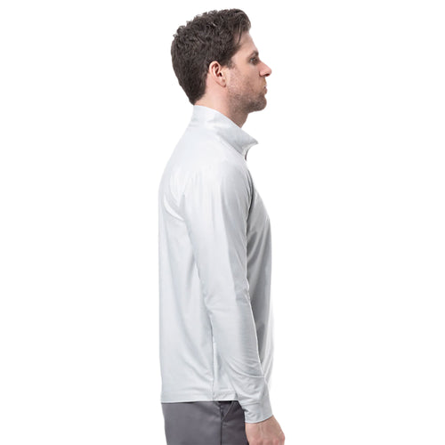 SanSoleil SolTek Ice Check Long Sleeve Mock Mens Quarter-Zip Pullover - 2