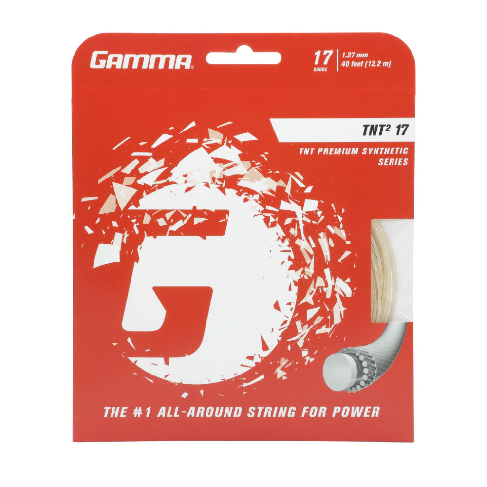 Gamma TNT2 17 gauge Natural Tennis String Set - Default Title