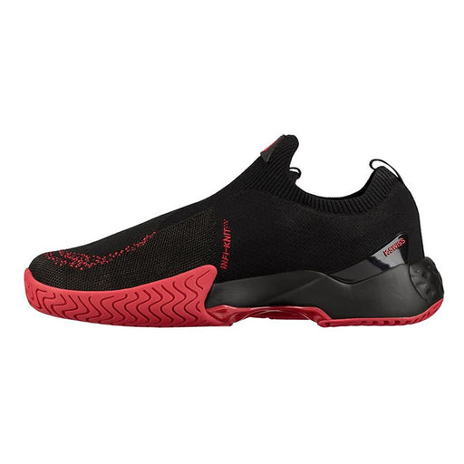 K-Swiss Aero Knit Black Red Mens Tennis Shoes
