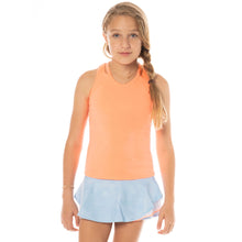 Load image into Gallery viewer, Lucky In Love V-Neck Cutout Girls Tennis Tank Top - 805 PCHG/M
 - 5