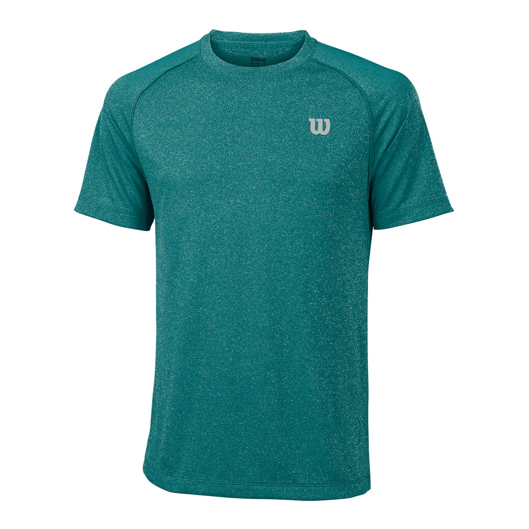 Wilson Training GN Mens SS Crew Training Shirt - Tropic Green/XXL