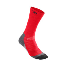 Load image into Gallery viewer, Wilson High-End Mens Crew Sock - Red//Grey/S-M
 - 3