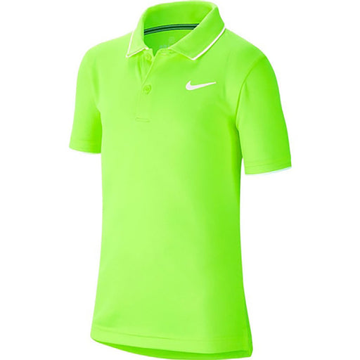 Nike Court Boys Tennis Polo - 358 GHOST GREEN/XL