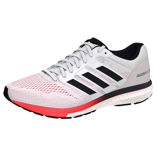 Adidas Adizero Boston 7 White Mens Running Shoes