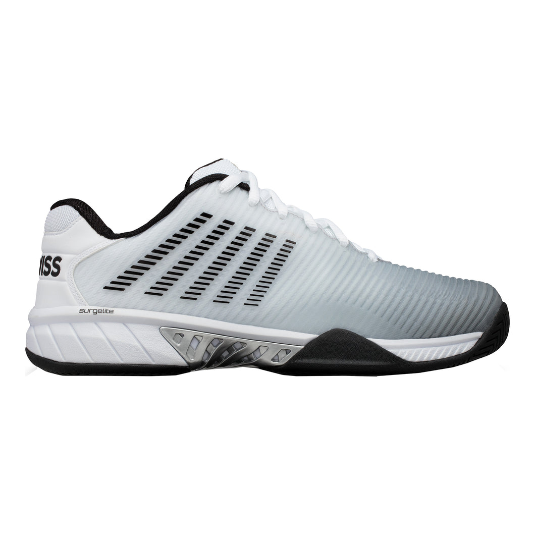 K-Swiss Hypercourt Express 2 Wht Mens Tennis Shoes - White/Black/14.0