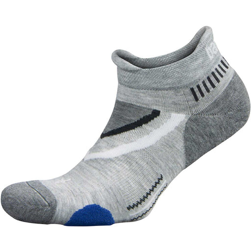 Balega Ultra Glide Friction Free No Show Run Socks - Midgry/Charcoal/XL