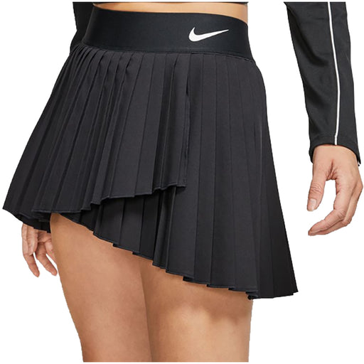 Nike Elevated Victory 12in Womens Tennis Skirt - 010 BLACK/L