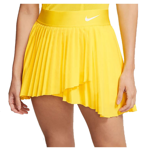 Nike Elevated Victory 12in Womens Tennis Skirt - 731 OPTI YELLOW/XL