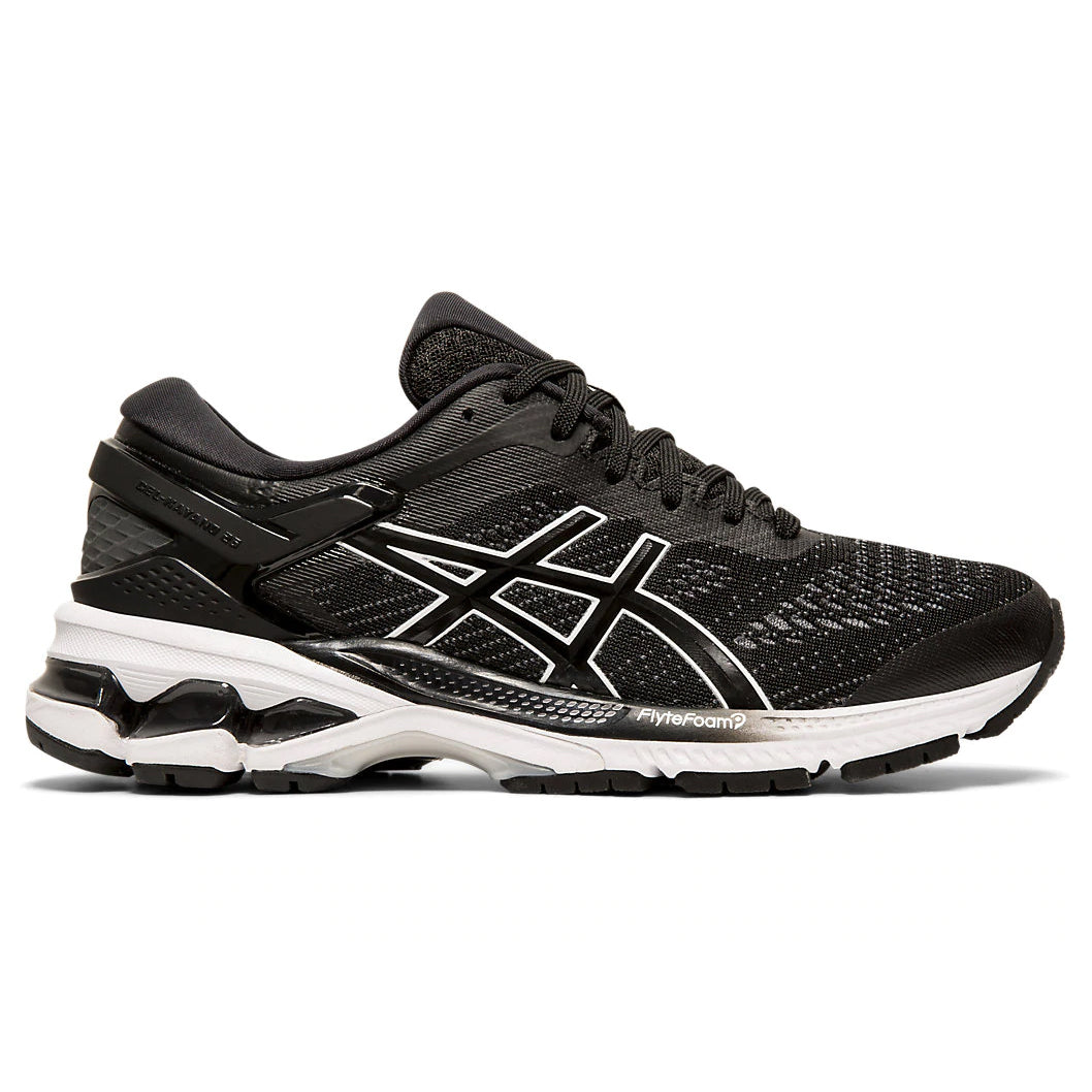 Asics GEL-KAYANO 26 Black Womens Running Shoes