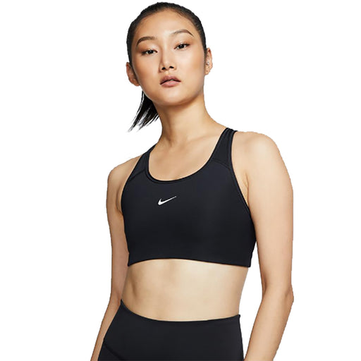 Nike Swoosh Womens Sports Bra - 010 BLACK/XL