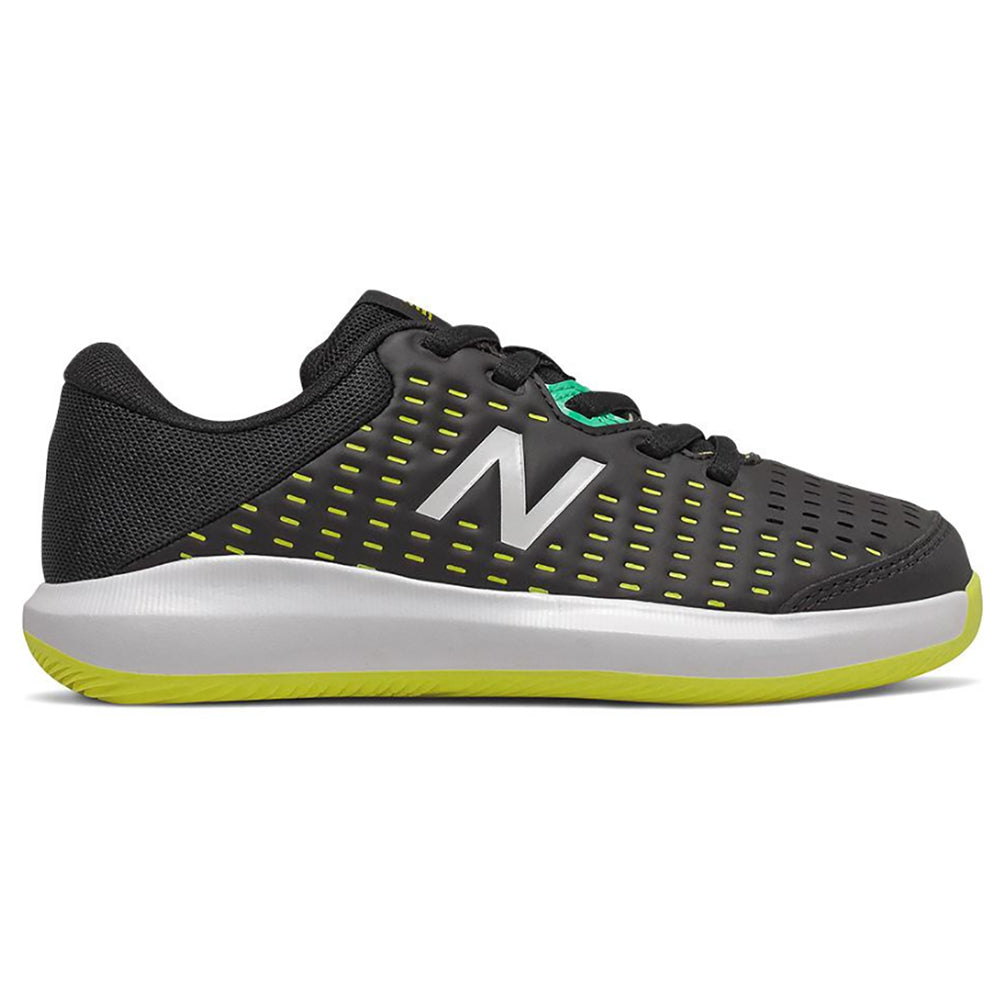 New Balance 696v4 Black Junior Tennis Shoes