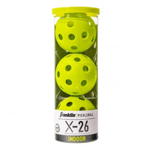 Load image into Gallery viewer, Franklin X-26 Indoor Pickleball 3 Pack - Optic
 - 2