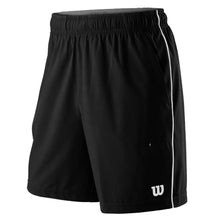 Load image into Gallery viewer, Wilson Competition 8in Mens Tennis Shorts - BLACK/WHITE 04/XXL
 - 1