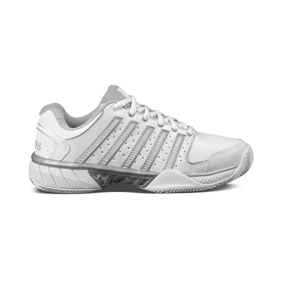 K-Swiss Hyper Express Leather Womens Tennis Shoes - 107 WHT/SIL/GRY/11.0