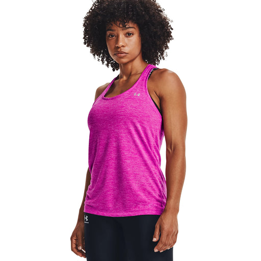 Under Armour Tech Twist Womens Workout Tank Top - METEOR PNK 660/L