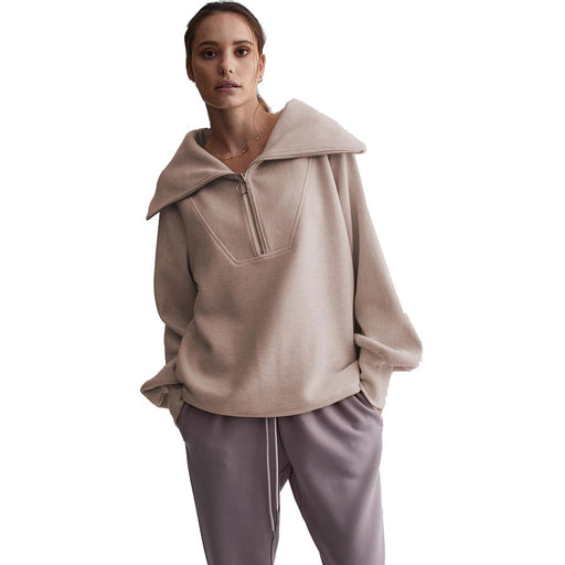 Varley Vine Womens Pullover - Taupe Marl/XL