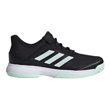 Load image into Gallery viewer, Adidas Adizero Club BlackGreen Junior Tennis Shoes
 - 1