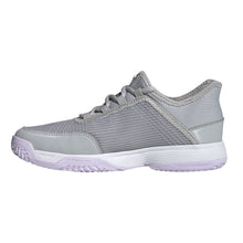 Load image into Gallery viewer, Adidas Adizero Club GrayPurple Junior Tennis Shoes
 - 2