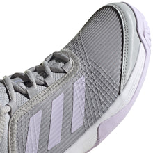 Load image into Gallery viewer, Adidas Adizero Club GrayPurple Junior Tennis Shoes
 - 4