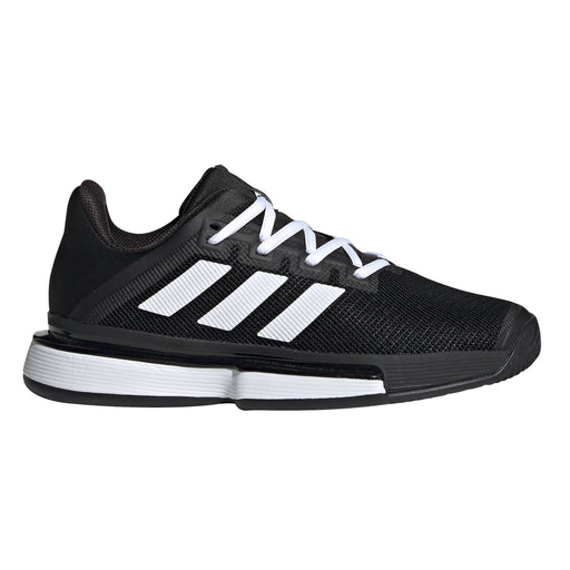 Adidas SoleMatch Bounce Black Womens Tennis Shoes - Blk/Wht/Blk/10.0