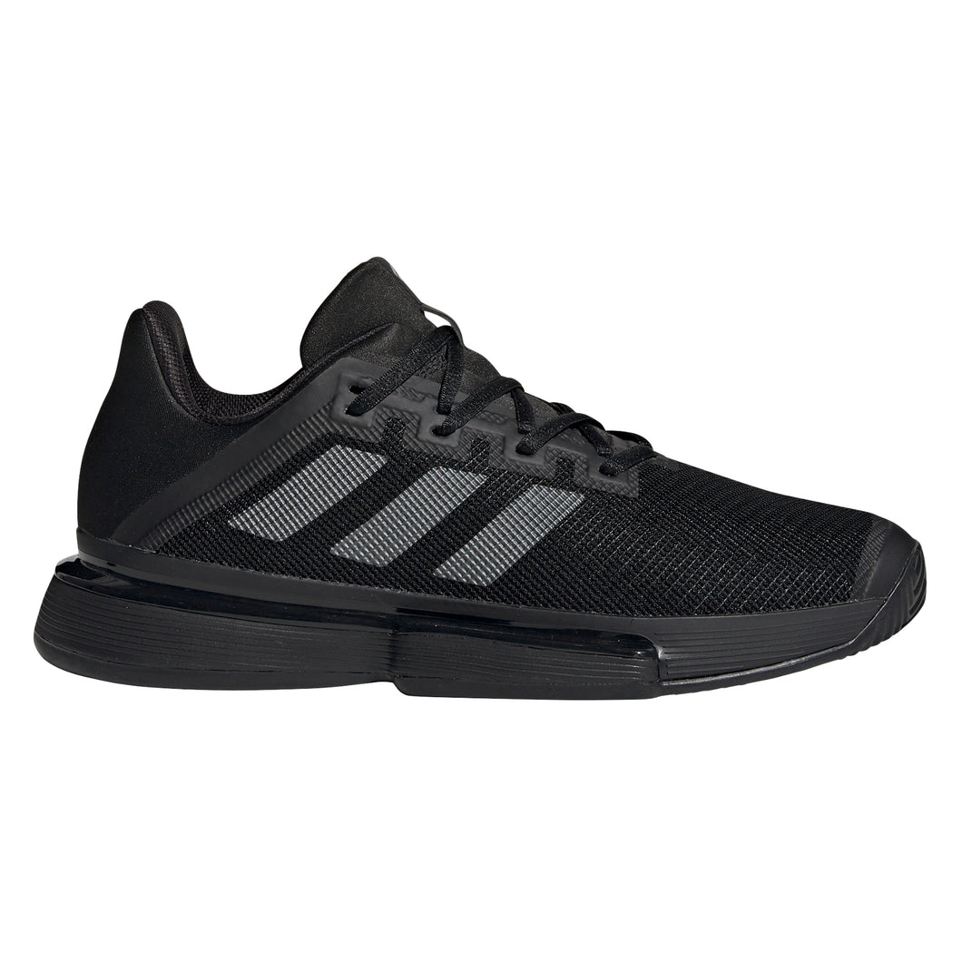 Adidas Solematch Bounce Black Mens Tennis Shoes - Blk/Night/Blk/14.0