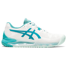 Load image into Gallery viewer, Asics Gel Resolution 8 Lagoon Womens Tennis Shoes
 - 1