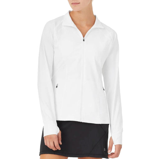 Fila Essentials Full Zip Womens Tennis Jacket - 100 WHITE/L