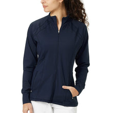 Load image into Gallery viewer, Fila Essentials Full Zip Womens Tennis Jacket - 412 NAVY/XL
 - 3