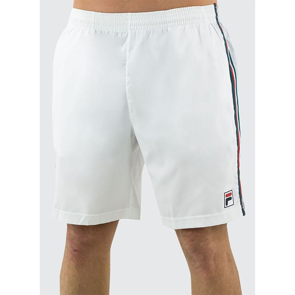 Fila Legend Mens Tennis Shorts - 100 WHITE/S