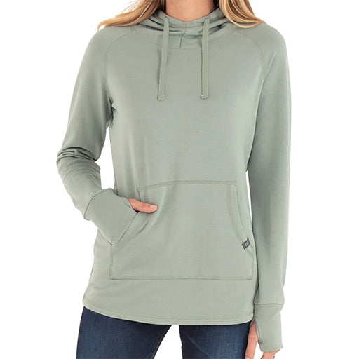 Free Fly Bamboo Fleece Womens Hoodie - TURTL GRASS 112/XL