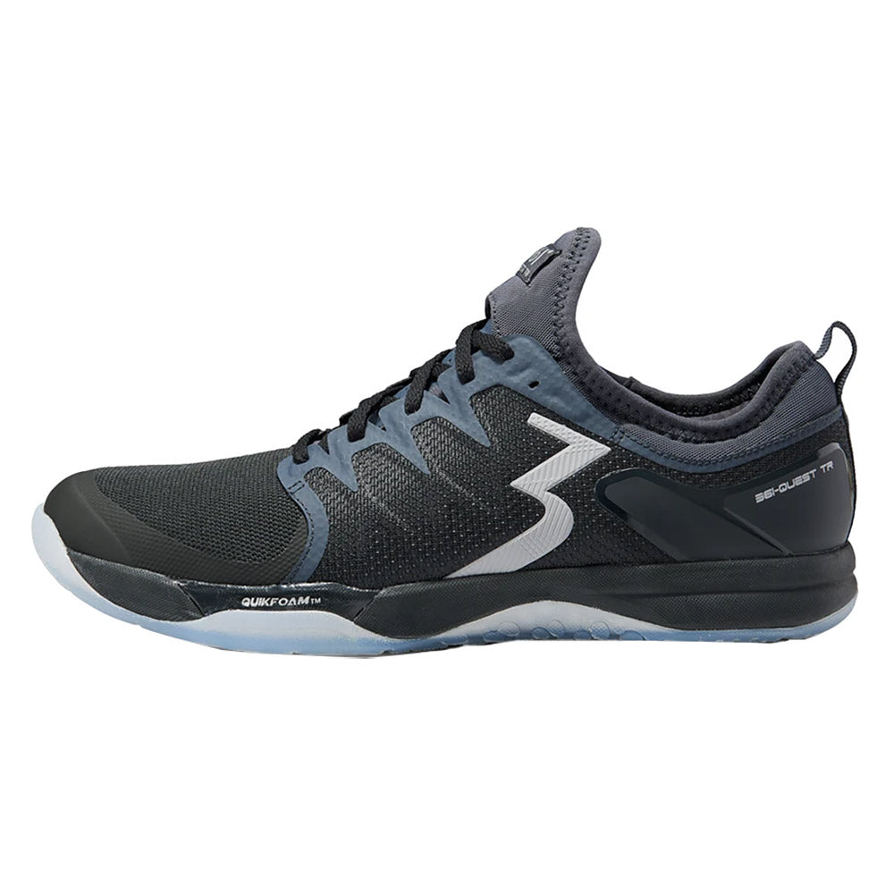 361 Quest TR Ebony Mens Indoor Court Shoes - Black/Ebony/13.0/D Medium