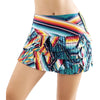 Lucky in Love BMS Hi Desert Bloom Pleated Scallop Womens Tennis Skirt