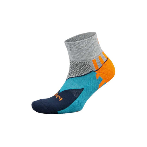 Balega Enduro Quarter Unisex Running Socks - Mid-grey/Ink/XL