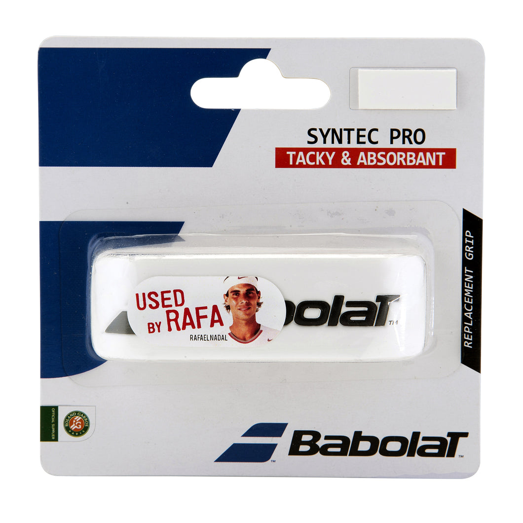 Babolat Syntec Pro White Replacement Grip - White