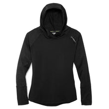 Load image into Gallery viewer, Brooks Dash Womens Running Hoodie - BLK/BLK HTH 016/XL
 - 1