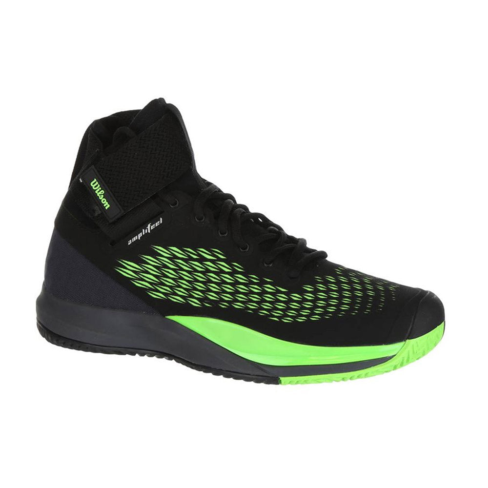 Wilson Amplifeel 2.0 Black Junior Tennis Shoes - Black/Green/6.0/M