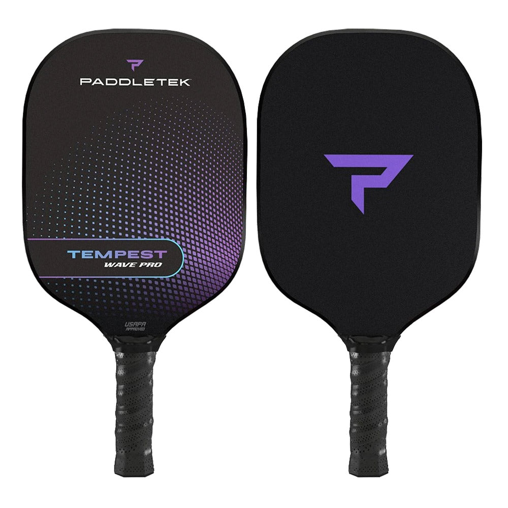 Paddletek Tempest Wave Pro Pickleball Paddle - Aurora Purple/4 3/8