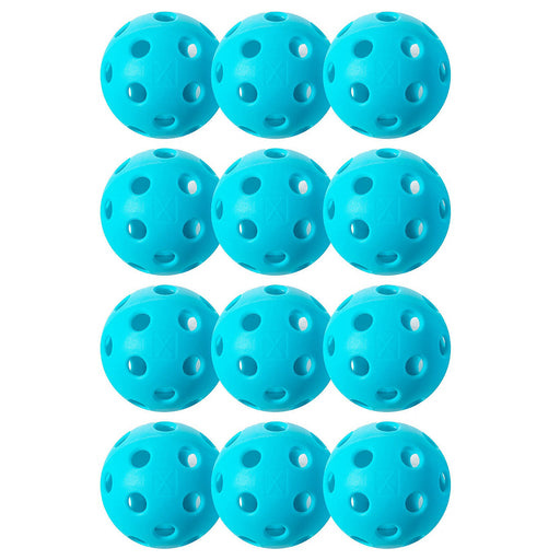 Franklin X-26 Blue Indoor Pickleballs - 12 Pack - Blue